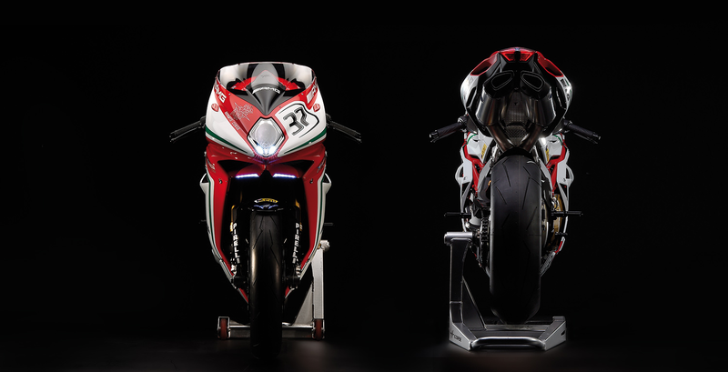 Illustration for article titled Limited-Edition MV Agusta F4 RC Superbike Lands With 212-HP, AMG Livery